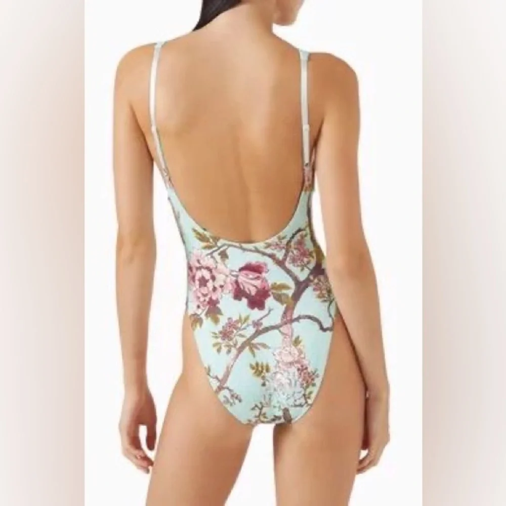 SKIMS X Cavalli One Piece Floral Swimsuit size S NWT